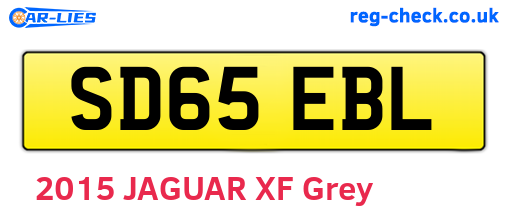 SD65EBL are the vehicle registration plates.