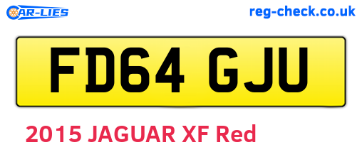 FD64GJU are the vehicle registration plates.