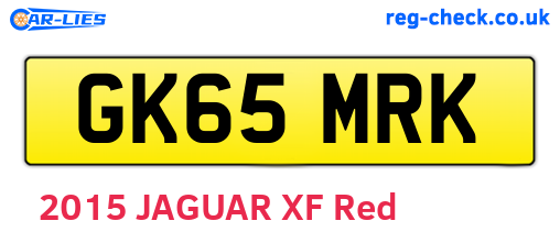 GK65MRK are the vehicle registration plates.