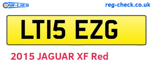 LT15EZG are the vehicle registration plates.