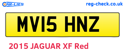 MV15HNZ are the vehicle registration plates.