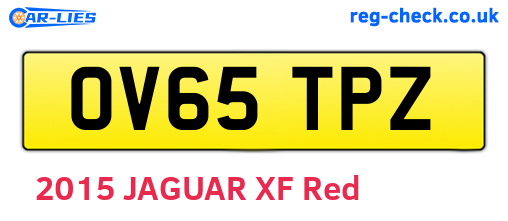OV65TPZ are the vehicle registration plates.