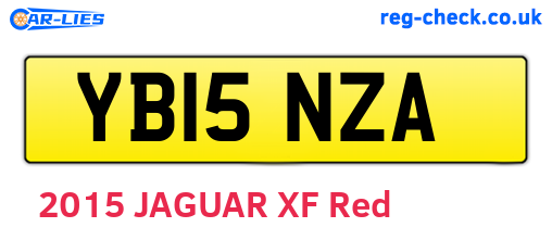 YB15NZA are the vehicle registration plates.