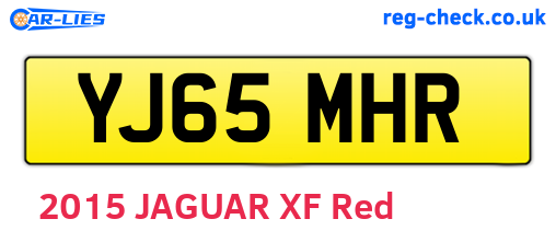YJ65MHR are the vehicle registration plates.