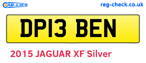 DP13BEN are the vehicle registration plates.