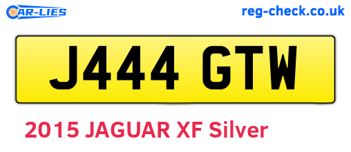 J444GTW are the vehicle registration plates.