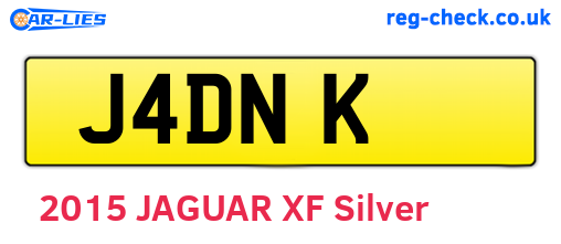 J4DNK are the vehicle registration plates.