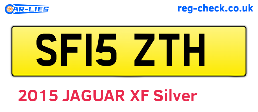 SF15ZTH are the vehicle registration plates.