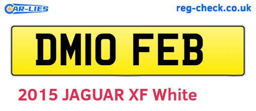 DM10FEB are the vehicle registration plates.