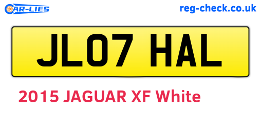 JL07HAL are the vehicle registration plates.