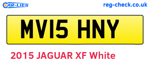 MV15HNY are the vehicle registration plates.