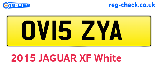 OV15ZYA are the vehicle registration plates.