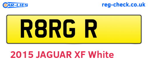 R8RGR are the vehicle registration plates.
