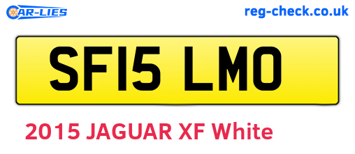 SF15LMO are the vehicle registration plates.