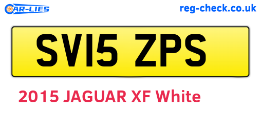 SV15ZPS are the vehicle registration plates.
