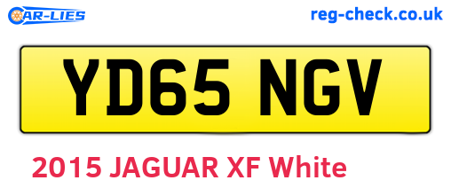 YD65NGV are the vehicle registration plates.