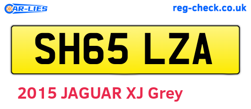 SH65LZA are the vehicle registration plates.