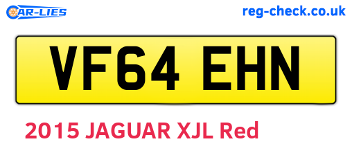 VF64EHN are the vehicle registration plates.