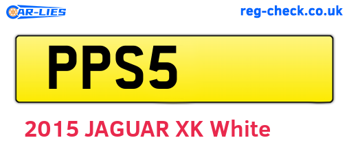 PPS5 are the vehicle registration plates.