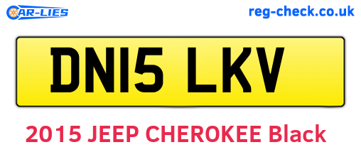 DN15LKV are the vehicle registration plates.