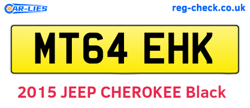 MT64EHK are the vehicle registration plates.