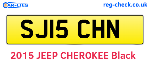 SJ15CHN are the vehicle registration plates.