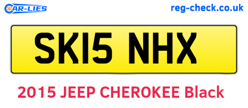 SK15NHX are the vehicle registration plates.
