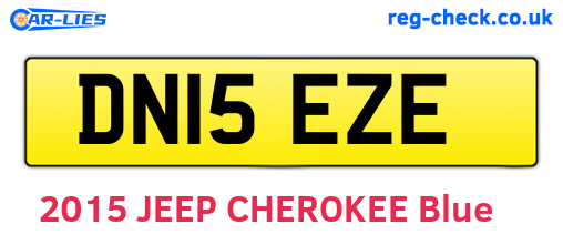 DN15EZE are the vehicle registration plates.