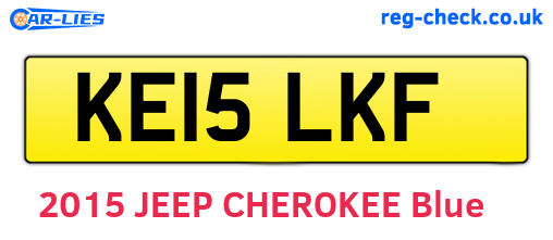 KE15LKF are the vehicle registration plates.