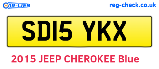 SD15YKX are the vehicle registration plates.