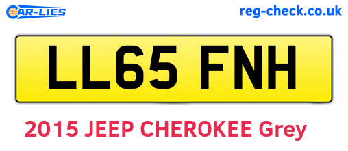 LL65FNH are the vehicle registration plates.