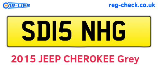 SD15NHG are the vehicle registration plates.