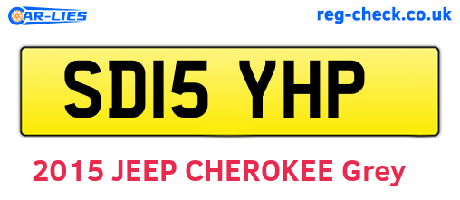 SD15YHP are the vehicle registration plates.