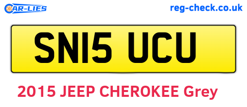 SN15UCU are the vehicle registration plates.