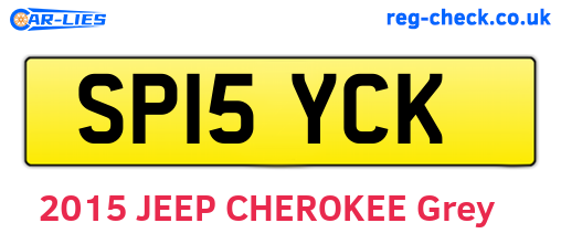 SP15YCK are the vehicle registration plates.