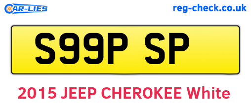 S99PSP are the vehicle registration plates.