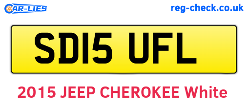 SD15UFL are the vehicle registration plates.