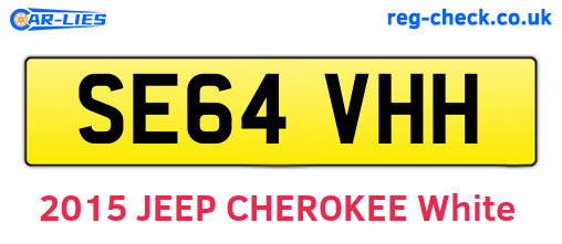 SE64VHH are the vehicle registration plates.