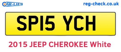 SP15YCH are the vehicle registration plates.