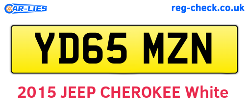 YD65MZN are the vehicle registration plates.