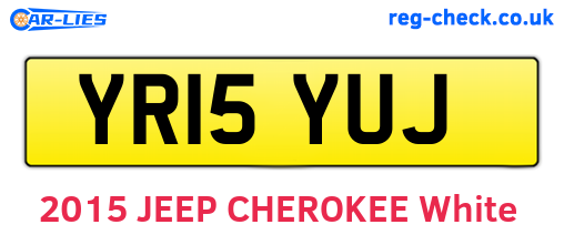 YR15YUJ are the vehicle registration plates.