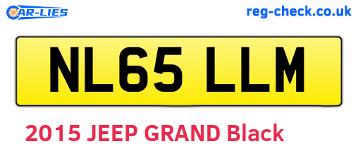 NL65LLM are the vehicle registration plates.