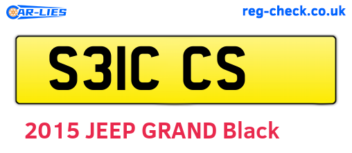 S31CCS are the vehicle registration plates.