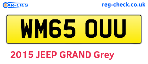 WM65OUU are the vehicle registration plates.