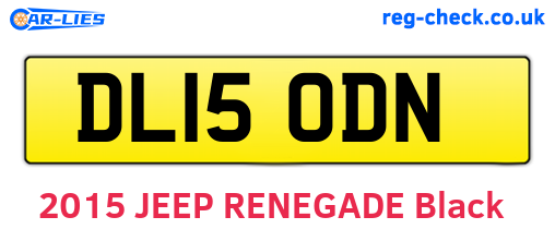 DL15ODN are the vehicle registration plates.