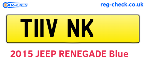 T11VNK are the vehicle registration plates.