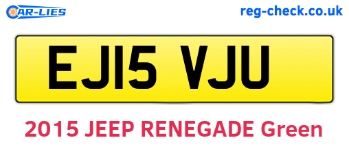 EJ15VJU are the vehicle registration plates.