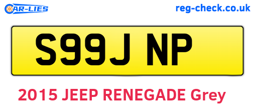 S99JNP are the vehicle registration plates.