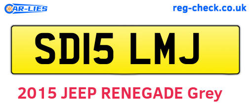 SD15LMJ are the vehicle registration plates.