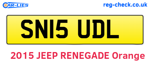 SN15UDL are the vehicle registration plates.
